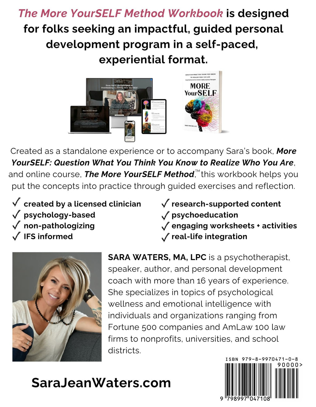 The More YourSELF Method Digital Workbook