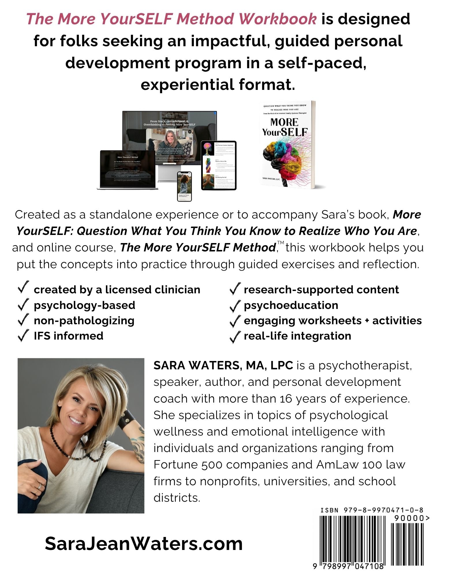 The More YourSELF Method Digital Workbook